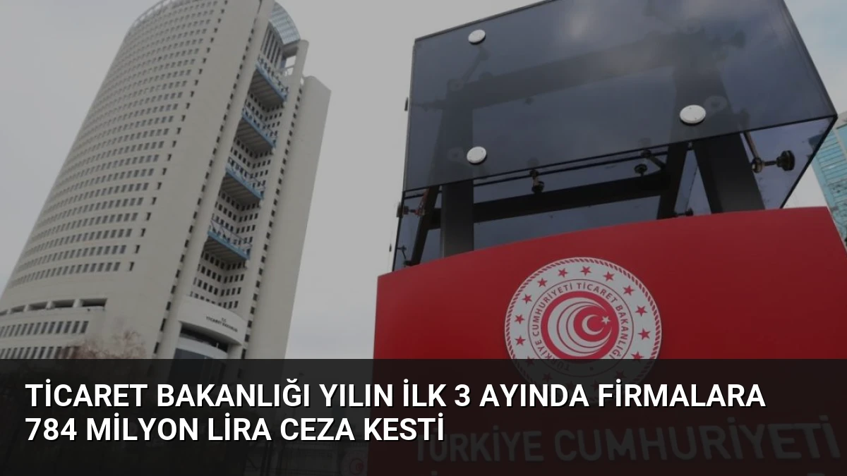 Ticaret Bakanlığı Yılın İlk 3 Ayında Firmalara 784 Milyon Lira Ceza Kesti