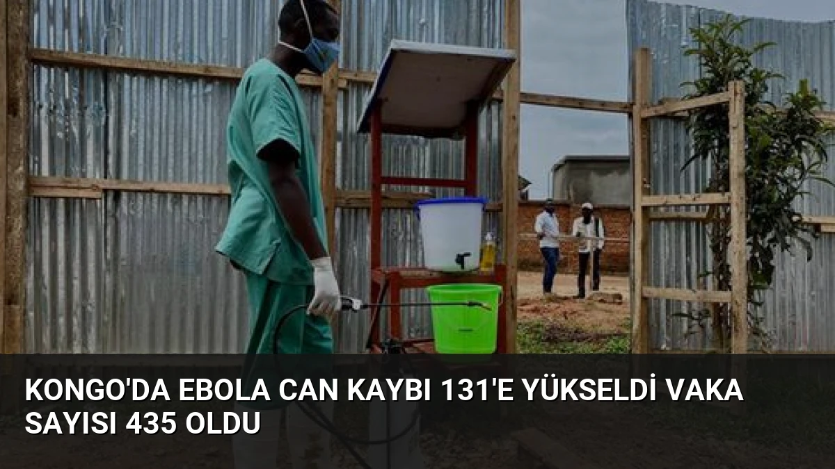 Kongo’da Ebola Can Kaybı 131’e Yükseldi Vaka Sayısı 435 Oldu
