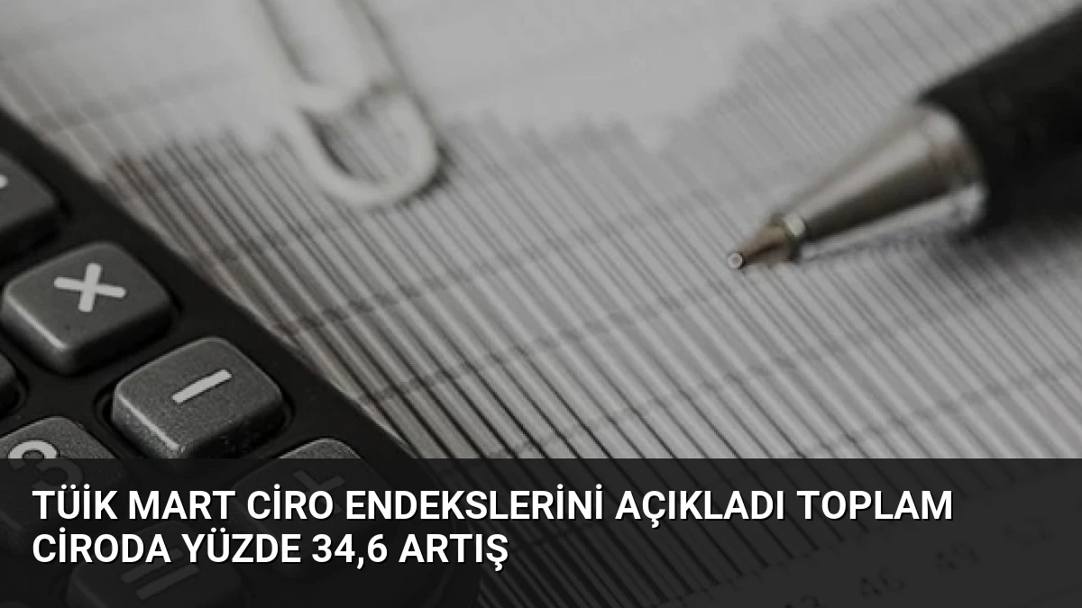 TÜİK Mart Ciro Endekslerini Açıkladı Toplam Ciroda Yüzde 34,6 Artış