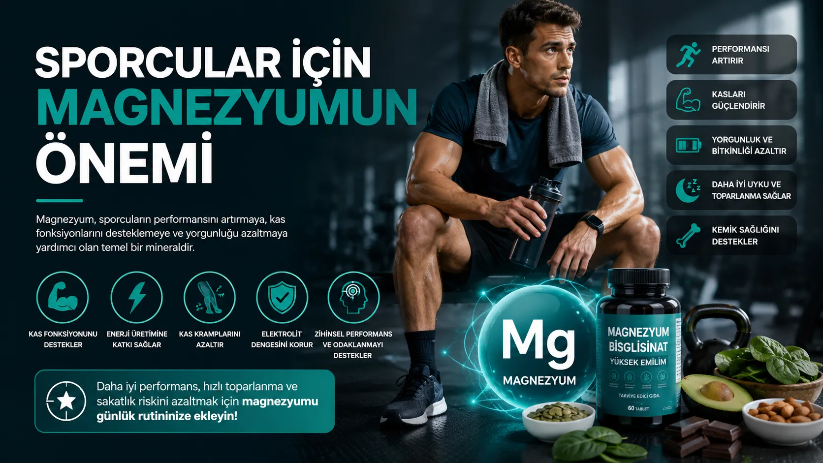Sporcular İçin Magnezyumun Önemi