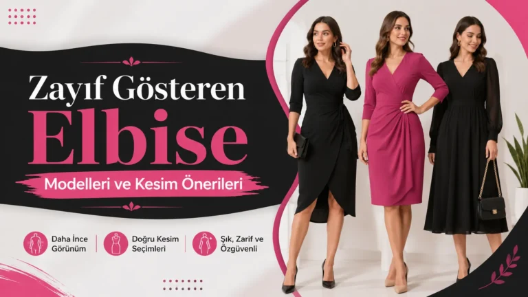 Zayıf Gösteren Elbise Modelleri ve Kesim Önerileri