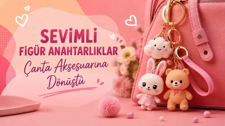 Sevimli Figür Anahtarlıklar Çanta Aksesuarına Dönüştü