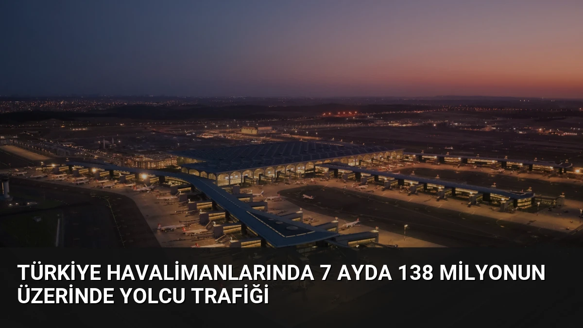 Türkiye Havalimanlarında 7 Ayda 138 Milyonun Üzerinde Yolcu Trafiği