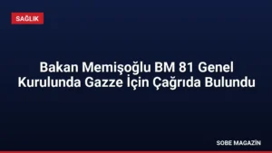 Bakan Memişoğlu BM 81 Genel Kurulunda Gazze İçin Çağrıda Bulundu