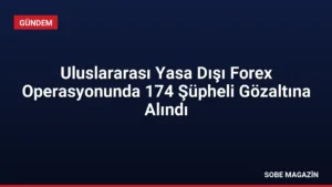 Uluslararası Yasa Dışı Forex Operasyonunda 174 Şüpheli Gözaltına Alındı