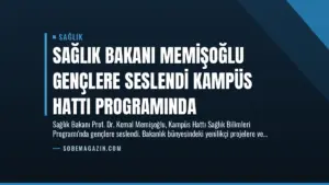 Sağlık Bakanı Memişoğlu Gençlere Seslendi Kampüs Hattı Programında